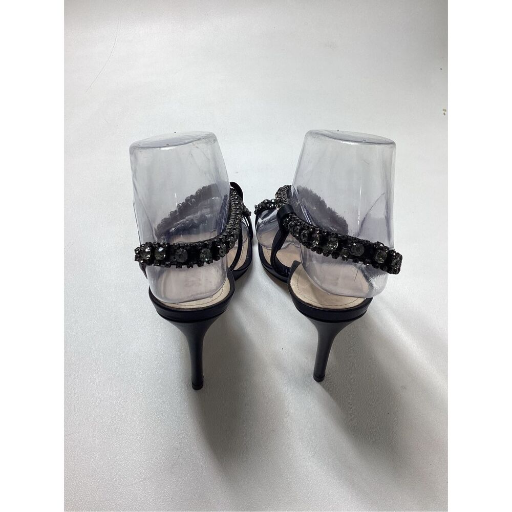 SCHUTZ Black Jeweled Strappy Heels - Picture 14 of 15
